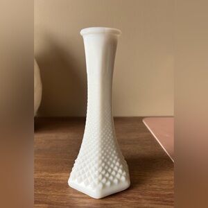 Vintage EO Brody Co. Hobnail Milk Glass Bud Vase
